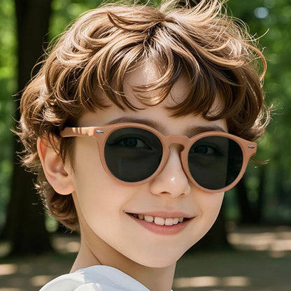 Techsuit 602 Kids Sunglasses, Polarized, UV Protection, Beige