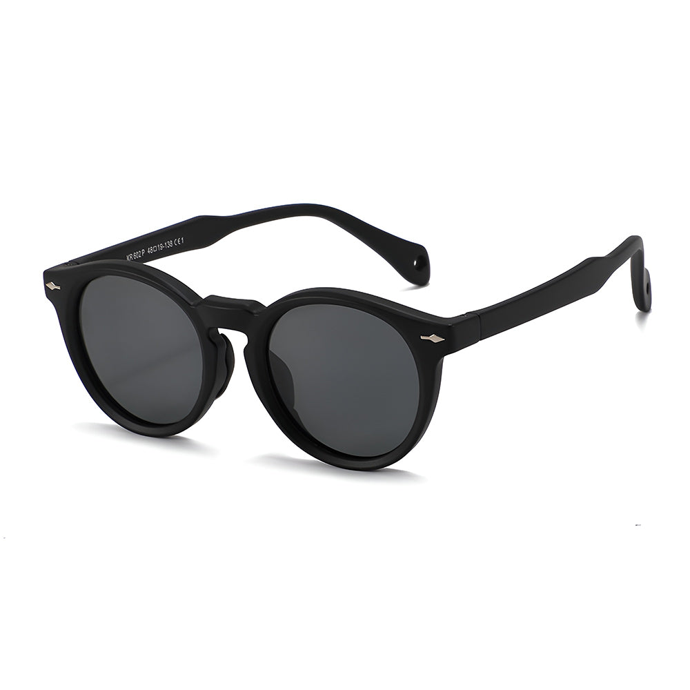 Techsuit 602 Kids Sunglasses, Polarized, UV Protection, Black