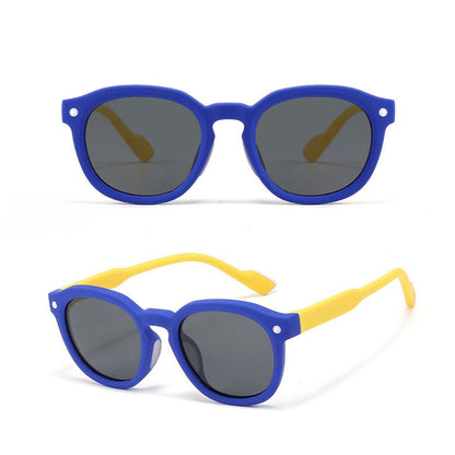 Techsuit 616 Kids Sunglasses, Polarized, UV Protection, Blue Yellow