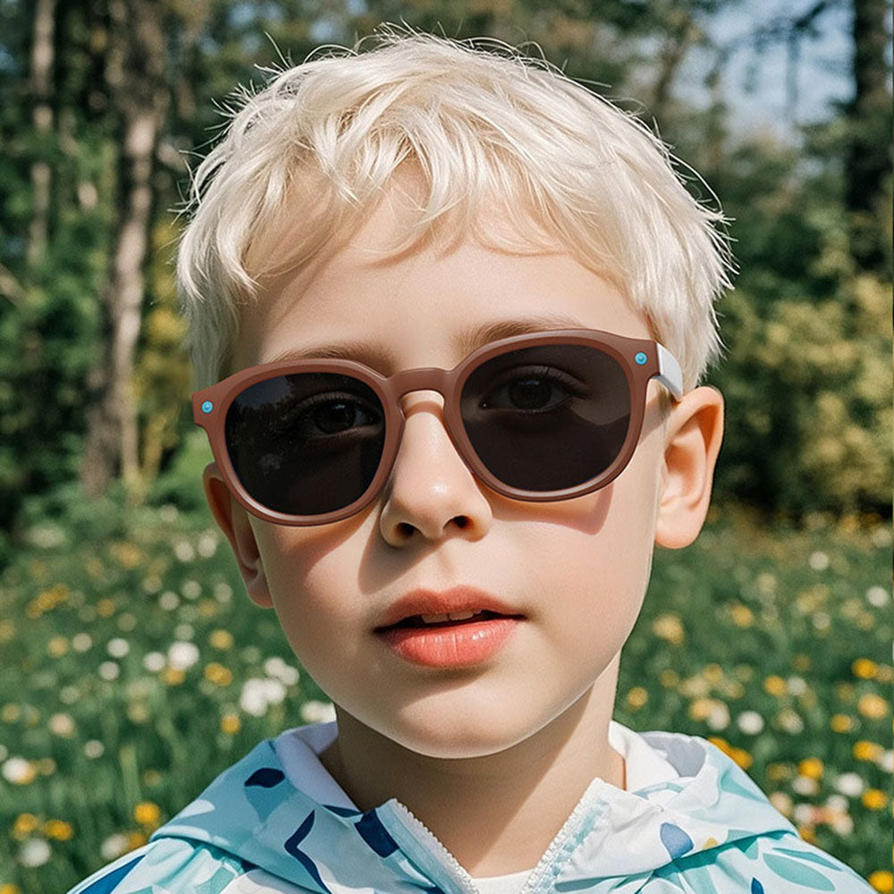 Techsuit 616 Kids Sunglasses, Polarized, UV Protection, Blue Yellow