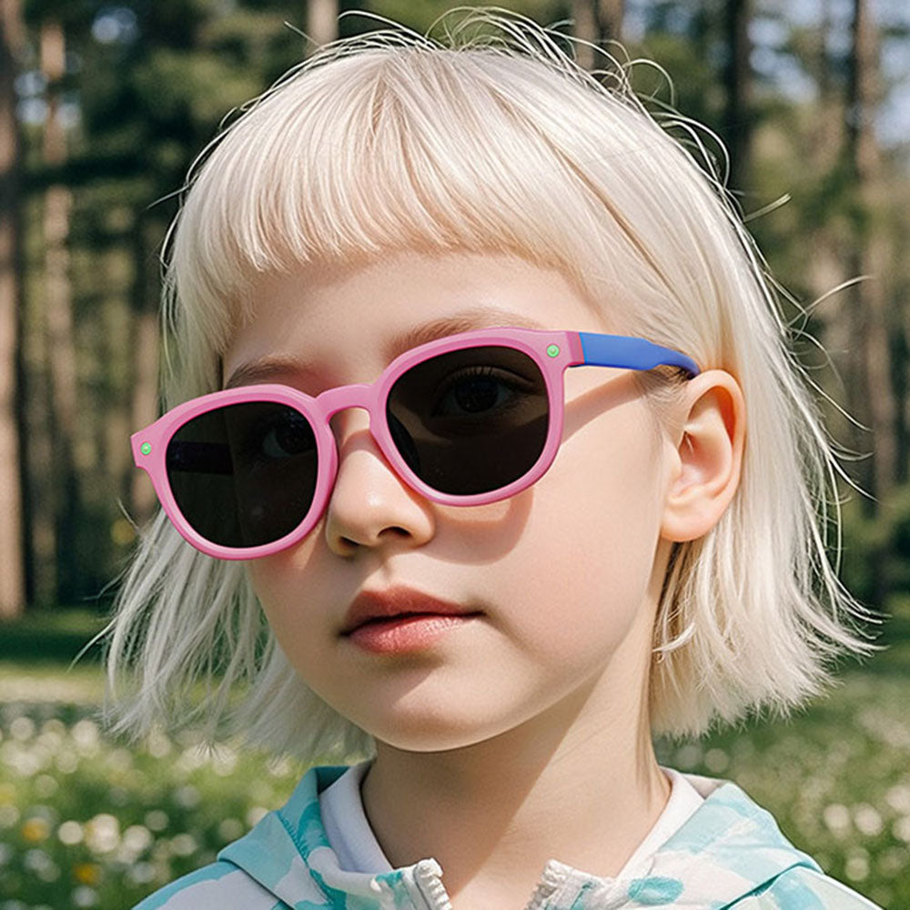 Techsuit 616 Kids Sunglasses, Polarized, UV Protection, Blue Yellow