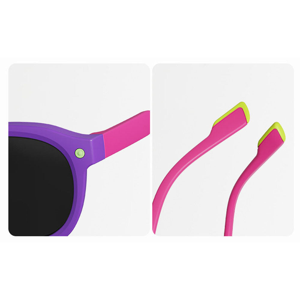 Techsuit 616 Kids Sunglasses, Polarized, UV Protection, Blue Yellow