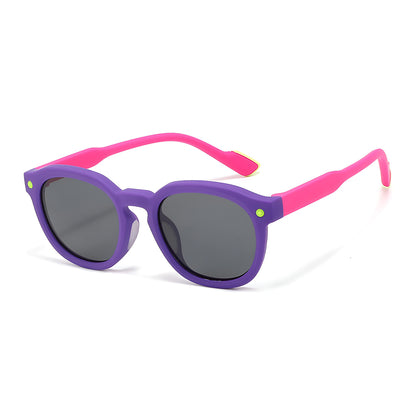Techsuit 616 Kids Sunglasses, Polarized, UV Protection, Purple Pink