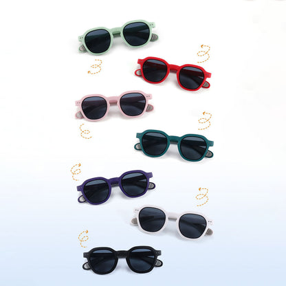 Techsuit 8447 Kids Sunglasses, Polarized, UV Protection, Black