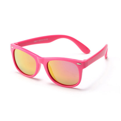 Techsuit D802 Kids Sunglasses, Polarized, UV Protection, Pink