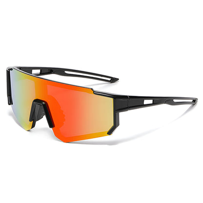 Techsuit R601 Kids Sunglasses, Polarized, UV Protection, Black Orange Yellow