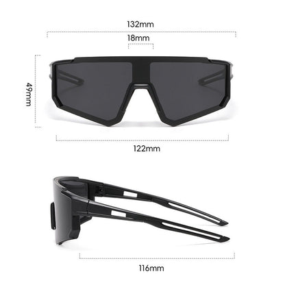 Techsuit R601 Kids Sunglasses, Polarized, UV Protection, Black Orange Yellow