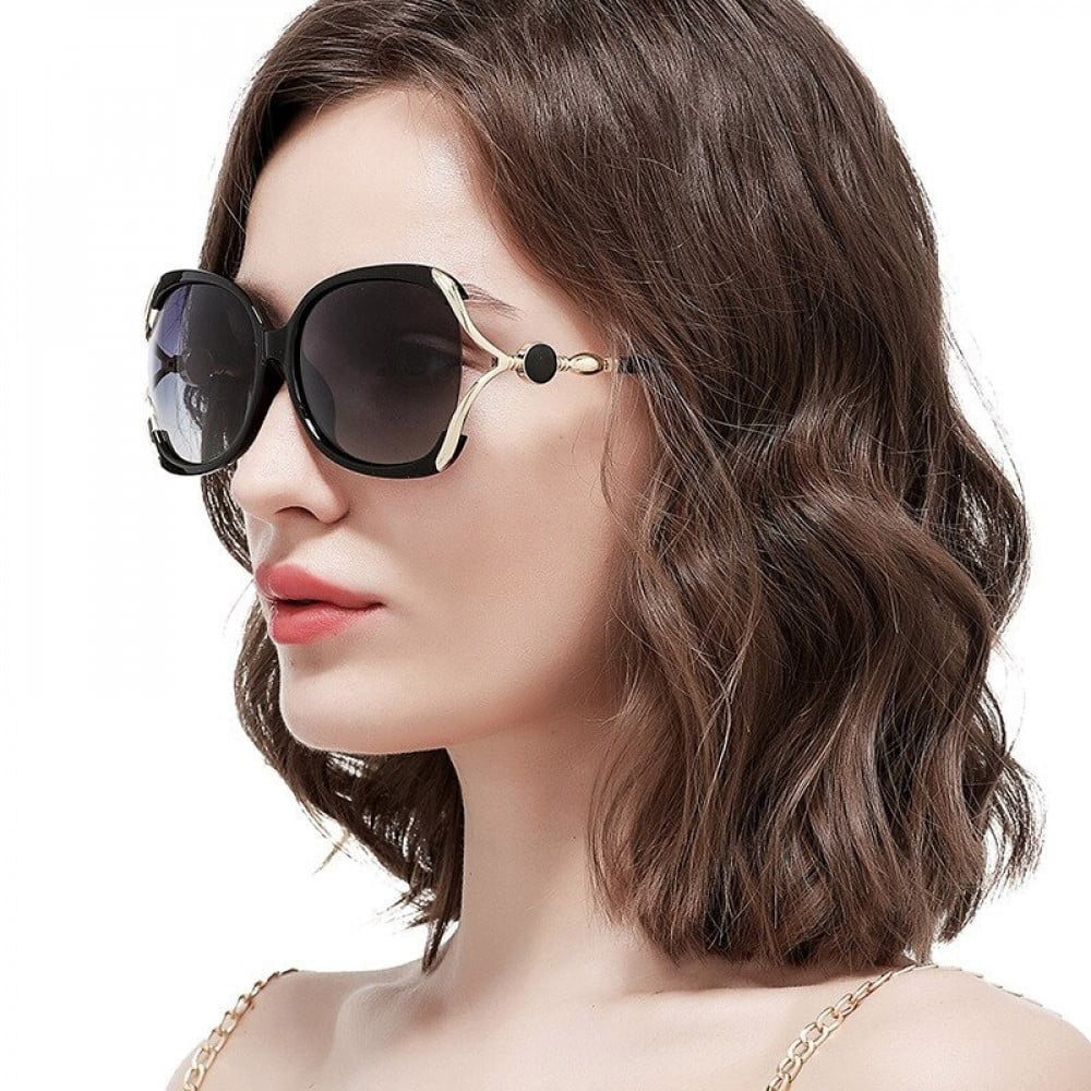 Women's Techsuit 1722 Sunglasses, Polarized, UV Protection, Black Gray