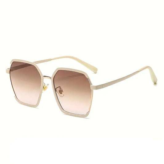 Techsuit 191 Women's Sunglasses, Polarized, UV Protection, Cream Brown