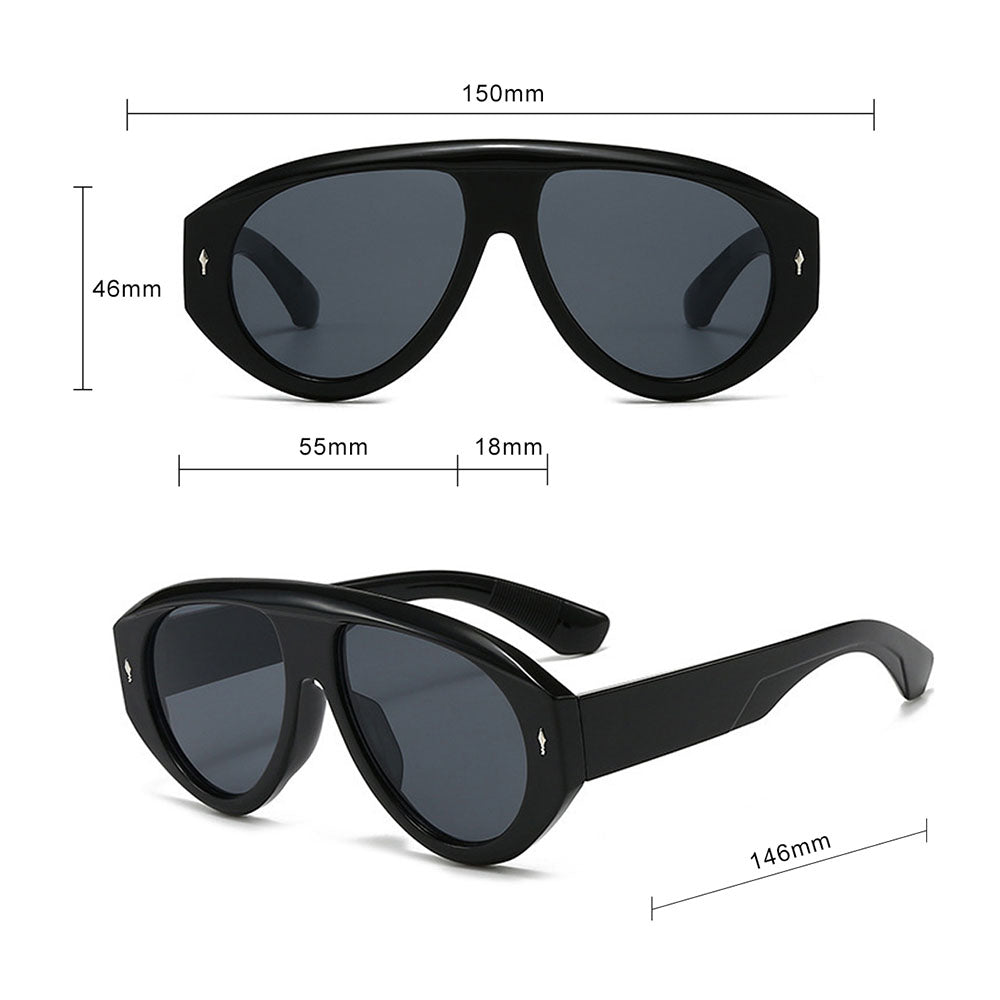 Techsuit 3991 Women's Sunglasses, Black