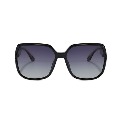Techsuit 5228 Women's Sunglasses, Polarized, Black and Gold