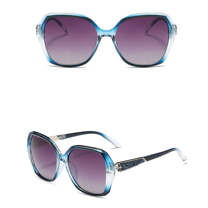 Techsuit 5599 Women's Sunglasses, Polarized, UV Protection, Blue Gray