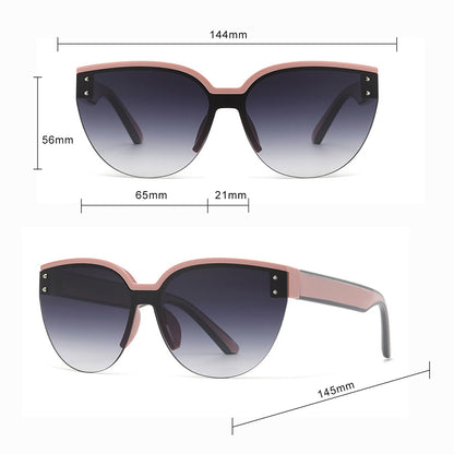 Techsuit 6506 Women's Sunglasses, Black Gray