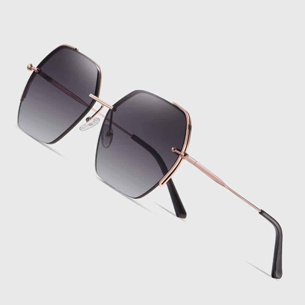 Techsuit Women's Sunglasses 8561, Pink Gold Green