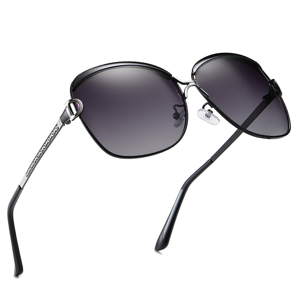 Techsuit 8702 Women's Sunglasses, Polarized, UV Protection, Red