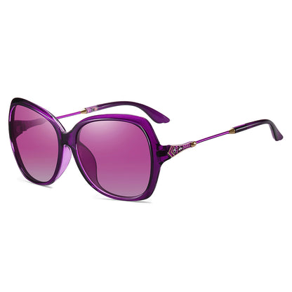 Techsuit 8881 Women's Sunglasses, Polarized, UV Protection, Purple