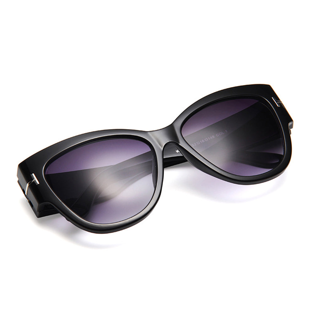 Techsuit Women's Sunglasses 9778, Black Dark Brown