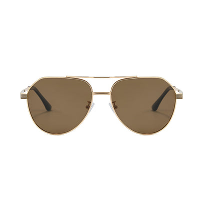 Unisex Techsuit 8622 Sunglasses, Polarized, UV Protection, Gold