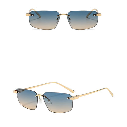 Unisex Techsuit S098 Sunglasses, Gold Blue Green
