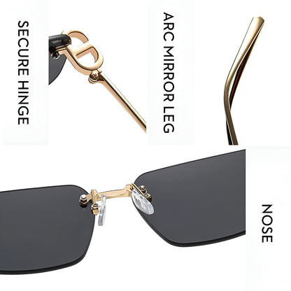 Unisex Techsuit S098 Sunglasses, Gold Purple
