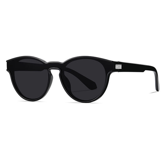 Unisex Techsuit TR7545 Sunglasses, Polarized, UV Protection, Black Gray