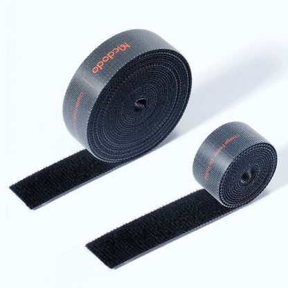 McDodo VS-0960 Cable Organizer Belt, Velcro, 1m, Black