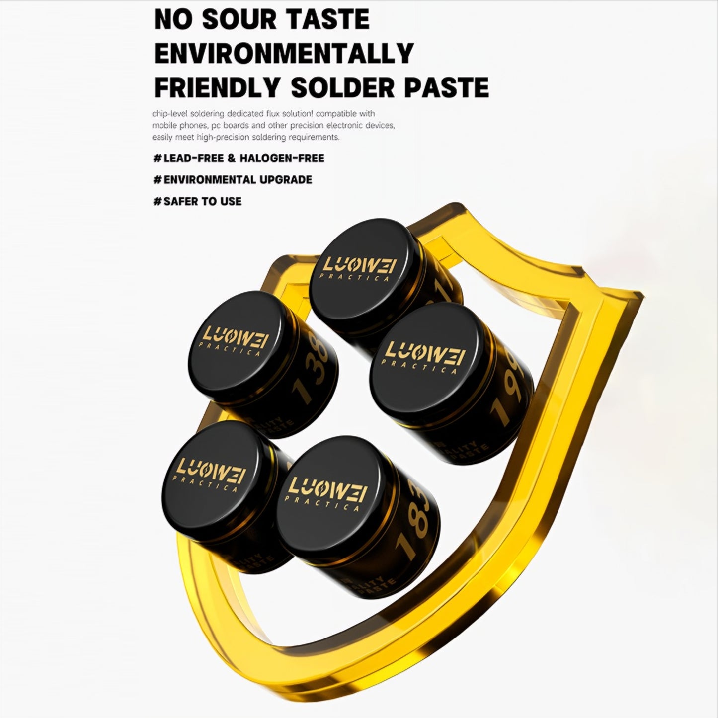 Luowei LW-SP3 Soldering Paste, 30g, Melting Point 138 Degrees