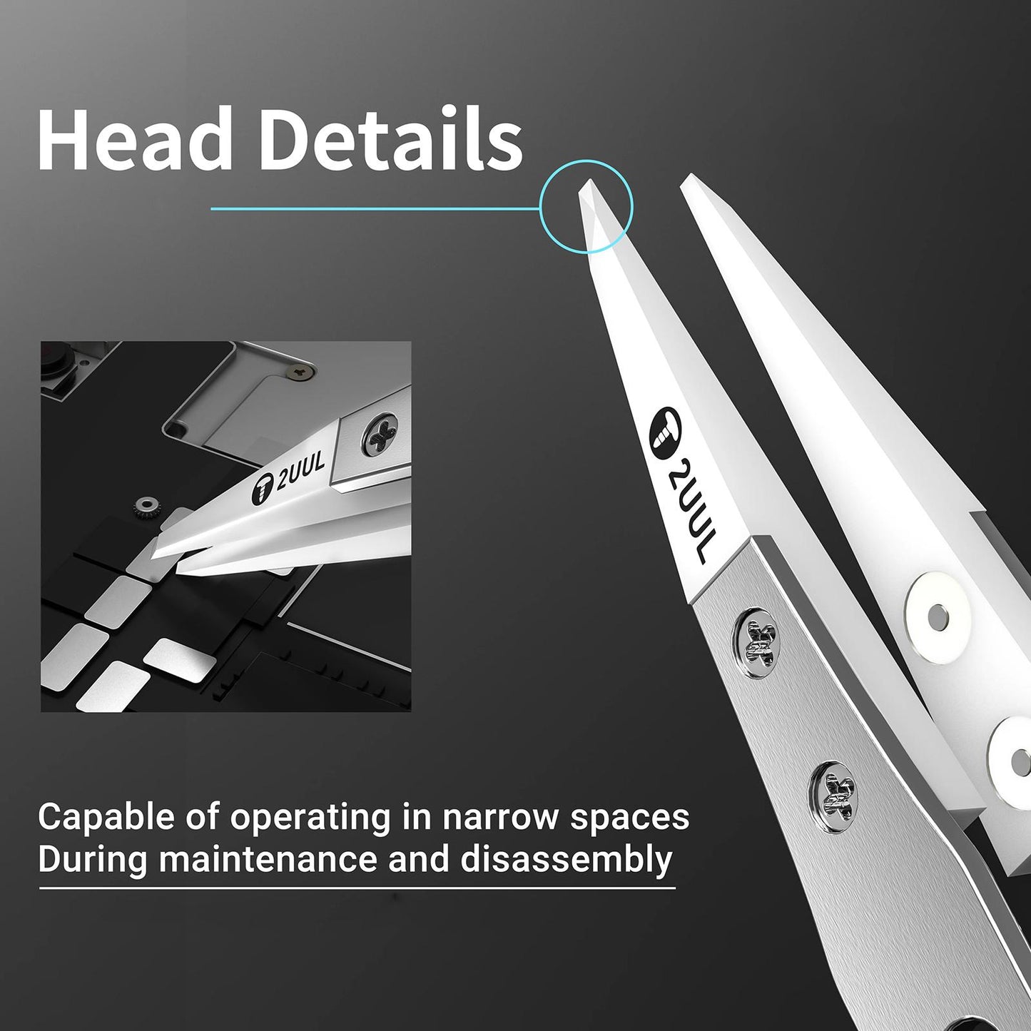 Straight Tweezer 2UUL TW31