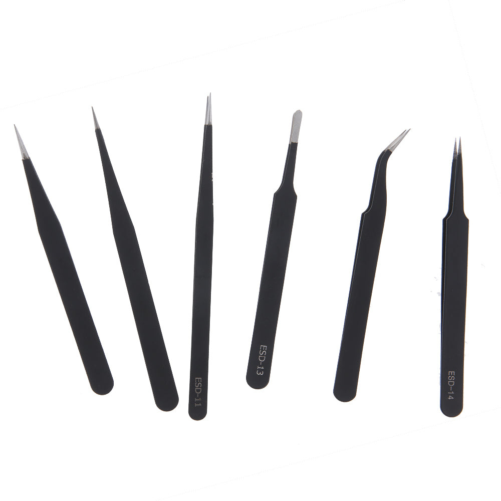 OEM Tweezers, Set of 6 pieces