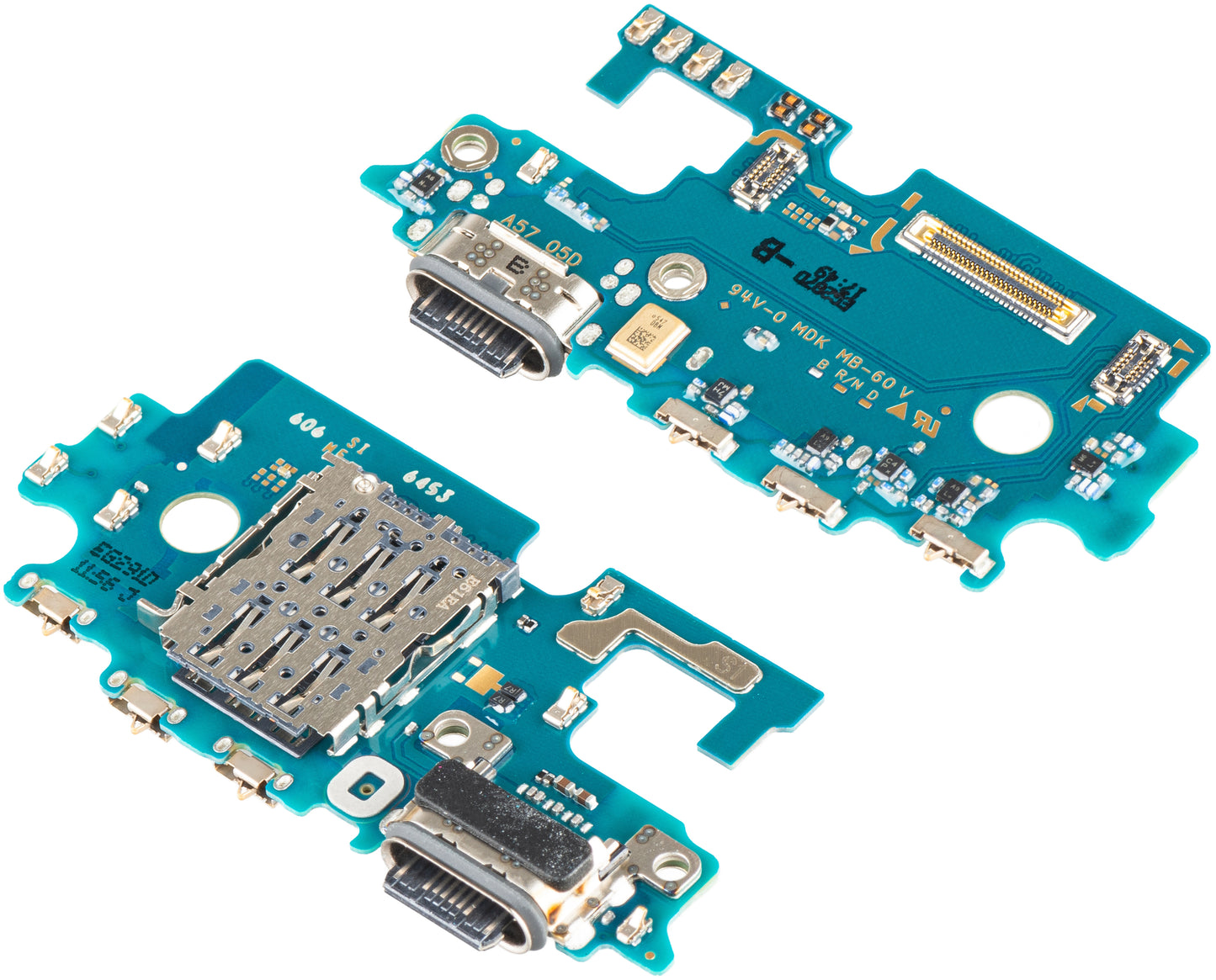 Charging Connector Board - Microphone - SIM Reader Module Samsung Galaxy A57 5G, Service Pack GH96-20947A