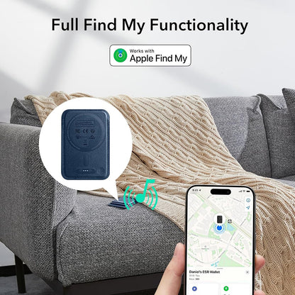 Magsafe Wallet, ESR, Classic Geo, Navy Blue