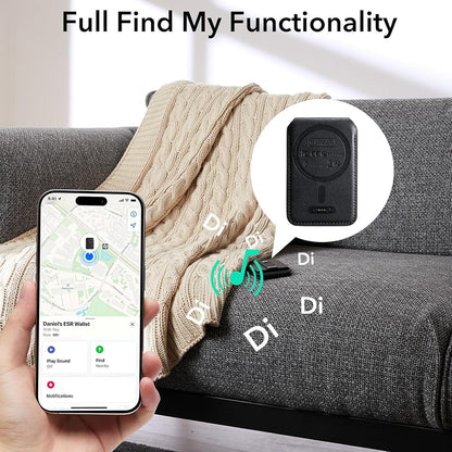 MagSafe Wallet, ESR, Find My Wallet 5C, Black
