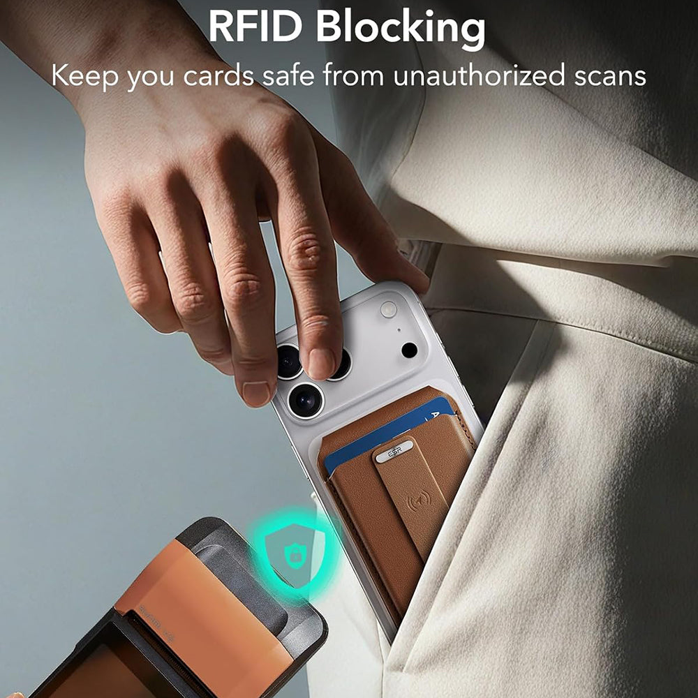 MagSafe Wallet, ESR, Find My Wallet 5C, Brown