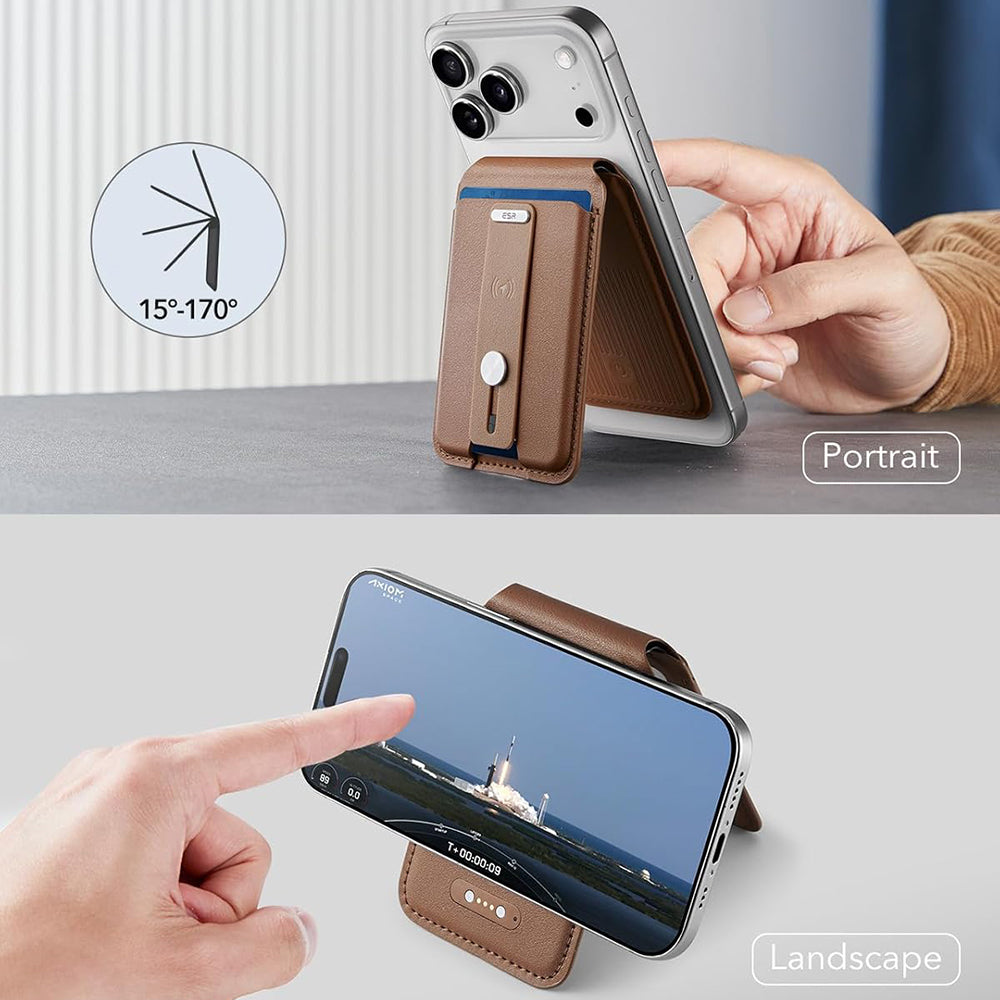 MagSafe Wallet, ESR, Find My Wallet 5C, Brown