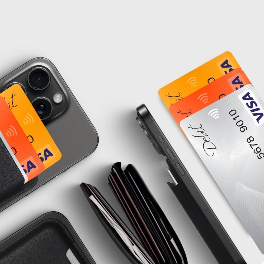 MagSafe Wallet, Tech-Protect, Magwallet, Orange