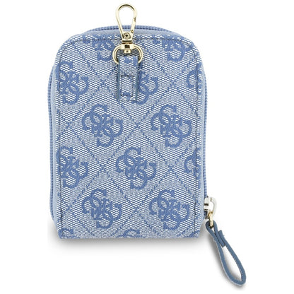 Wallet and Guess 4G Metal Logo Phone Lanyard, Blue