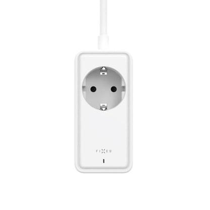 Fixed Extension Cord, 1 x Schuko, White