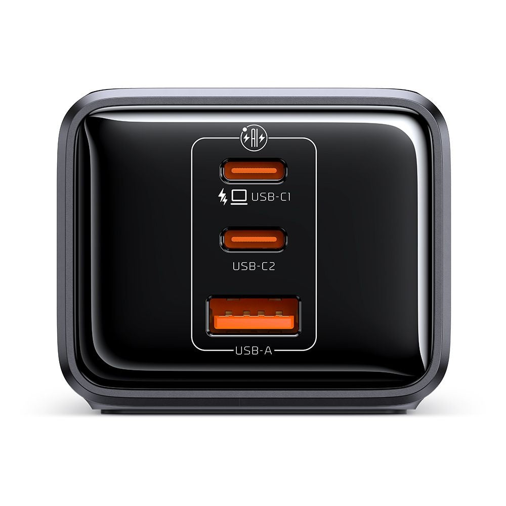 McDodo CH-0620 Extension Cord, 3 x Schuko - 1 x USB-A - 2 x USB-C, Black