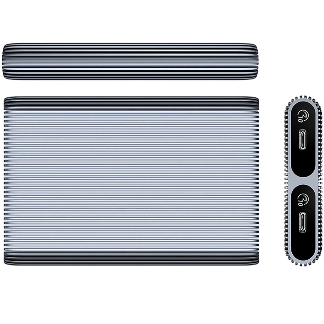 Orico AM2C3-2N Dual Disk Rack for M.2 NVMe SSD, Gray