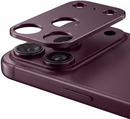 Tech-Protect Camalloy Fit+ Rear Camera Protection Frame for Apple iPhone 18 Pro, Aluminum, Burgundy