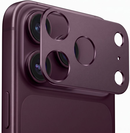 Tech-Protect Camalloy Fit+ Rear Camera Protection Frame for Apple iPhone 18 Pro Max, Aluminum, Burgundy