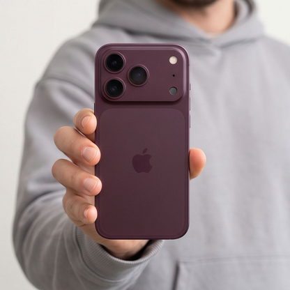 Tech-Protect Camalloy Fit+ Rear Camera Protection Frame for Apple iPhone 18 Pro Max, Aluminum, Burgundy