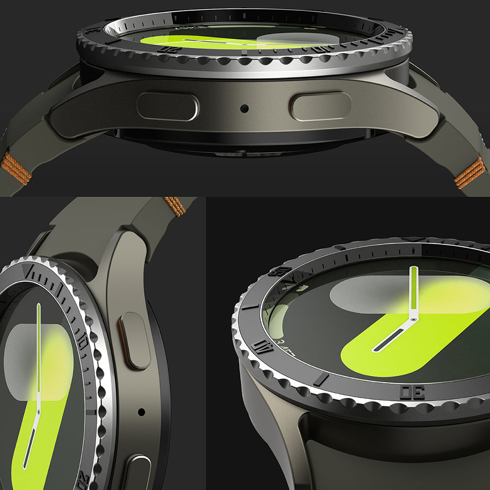 Ringke Premium Styling Protection Frame for Samsung Galaxy Watch7 40mm, Model 3, Black