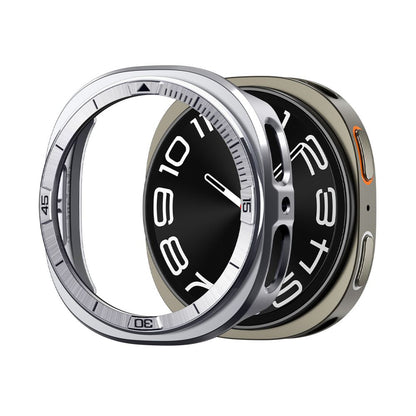 Spigen Tune Pro Pilot Protection Frame for Samsung Galaxy Watch8 44mm, Silver ACS10011
