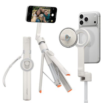 Selfie Stick Bluetooth Spigen S582W, Universal, Beige AMP11373