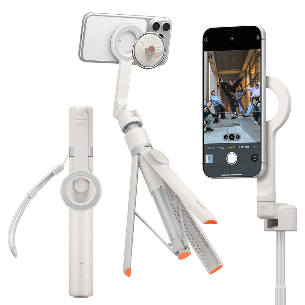 Selfie Stick Bluetooth Spigen S582W, Universal, Beige AMP11373