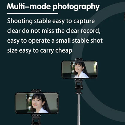 Selfie Stick Bluetooth Techsuit K03, Universal, Black