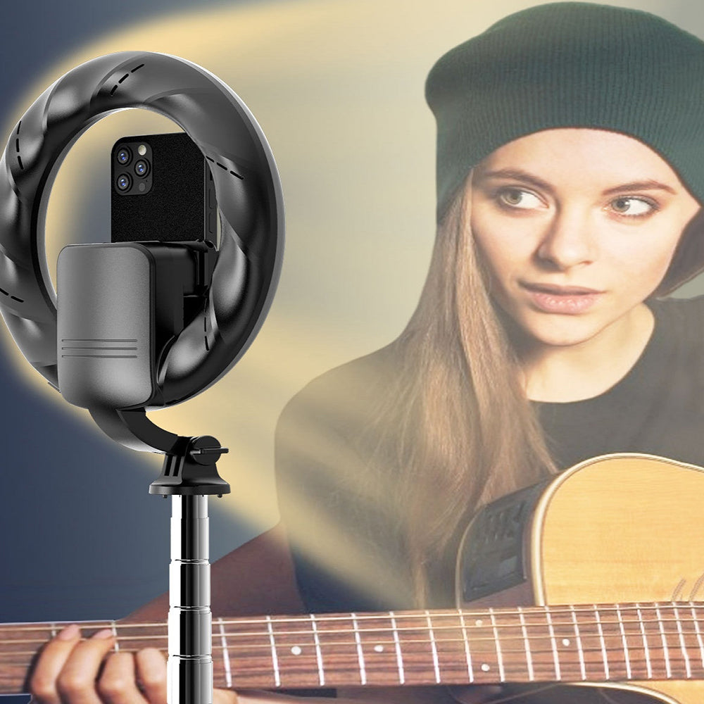Selfie Stick Bluetooth Techsuit Q05s, Universal, Black