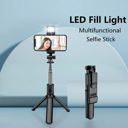 Selfie Stick Bluetooth Techsuit S03-S, Universal, Black
