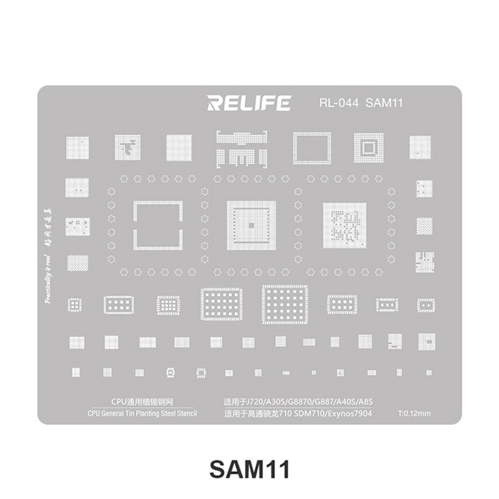 BGA Stencil Relife RL-044 V2.0 for Samsung Series CPU